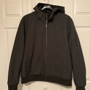 Tommy Hilfiger Charcoal Zip-Up Hoodie